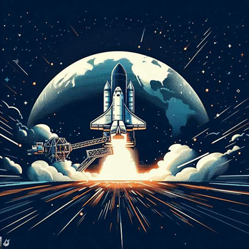 Raumfahrt durch private Unternehmen.